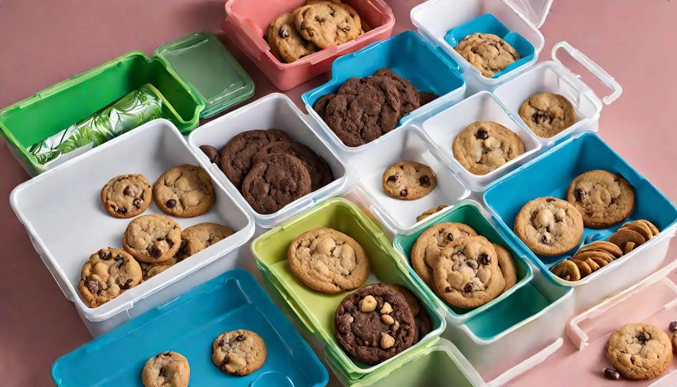 Plate of Fresh Homemade Cookies