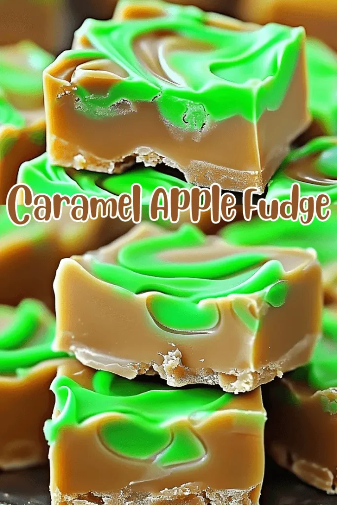  Caramel Apple Fudge 