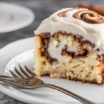 Cinnamon Roll Cake with Cream Cheese Frosting