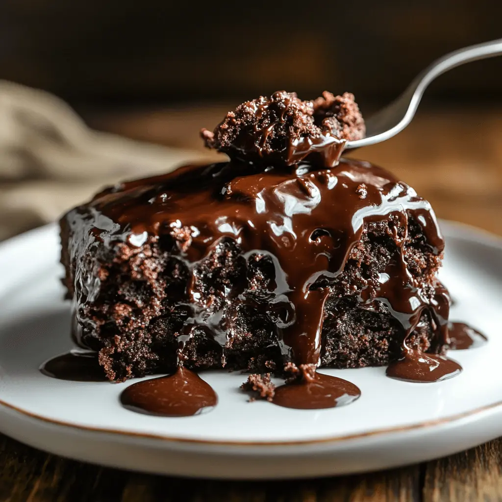 Hot Fudge Chocolate Pudding Cake-1