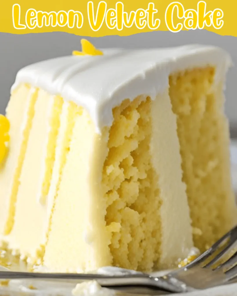 Lemon Velvet Cake