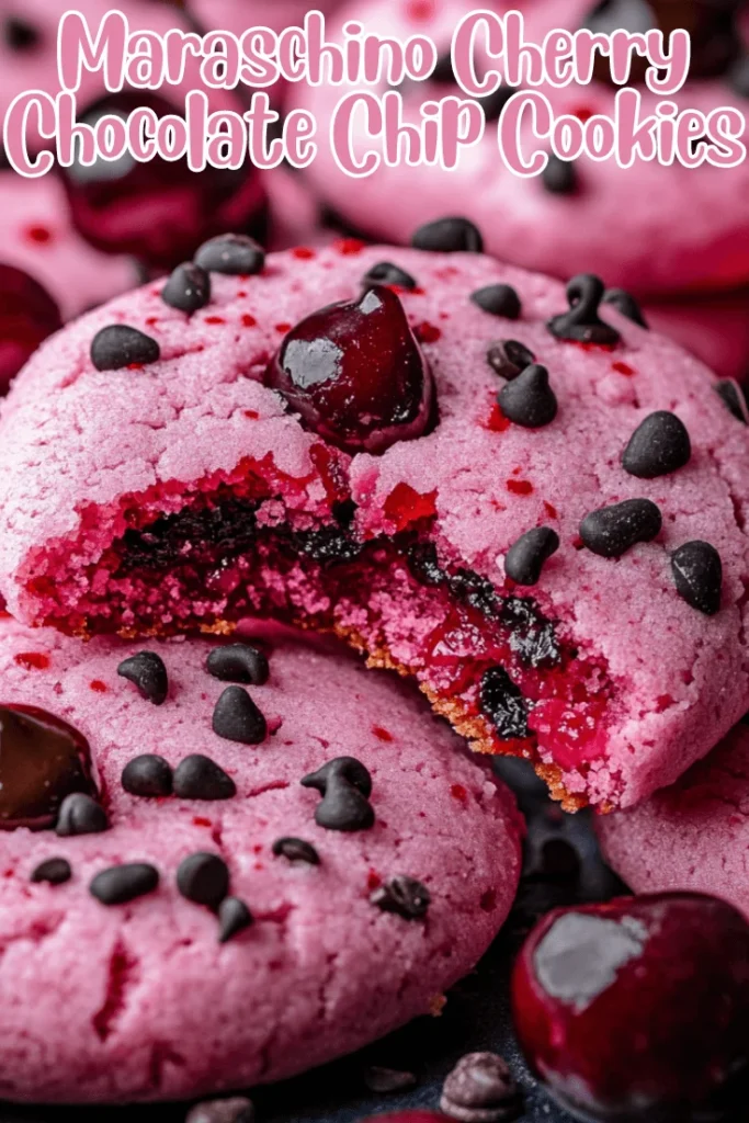  Maraschino Cherry Chocolate Chip Cookies 