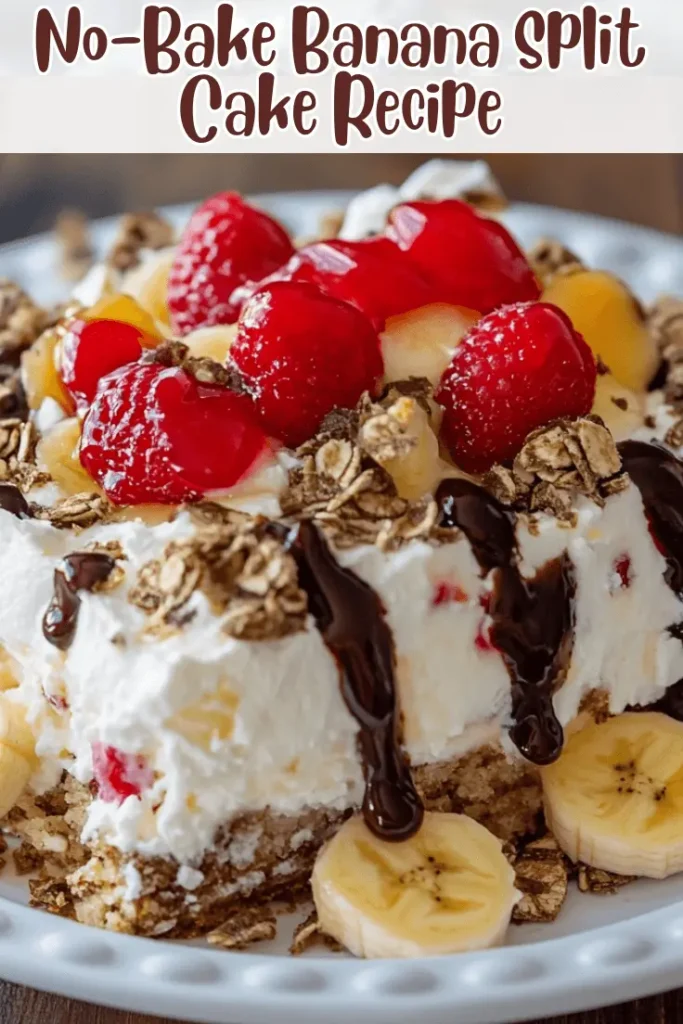 No-Bake Banana Split Cake Recipe2