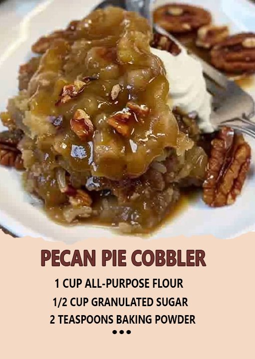 Pecan Pie Cobbler 