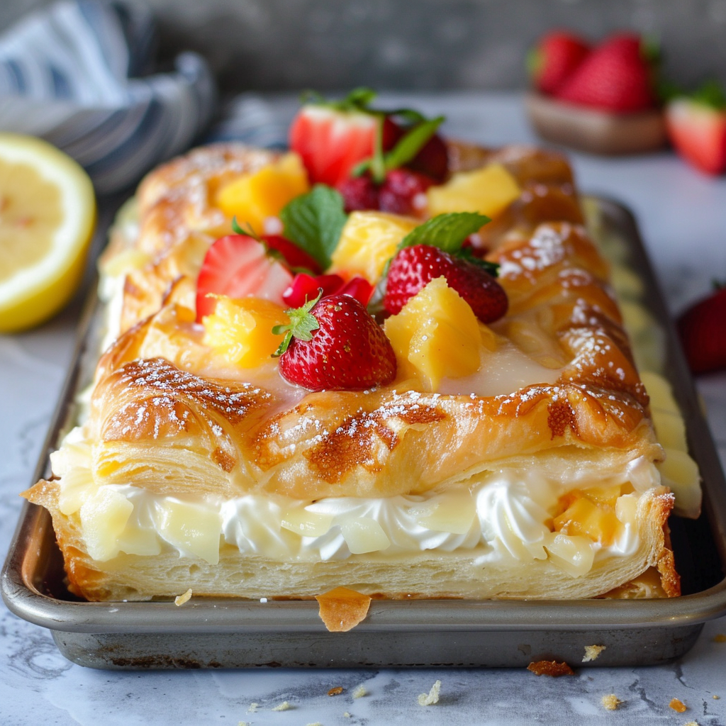 Irresistible King Hawaiian Cheesecake Danish