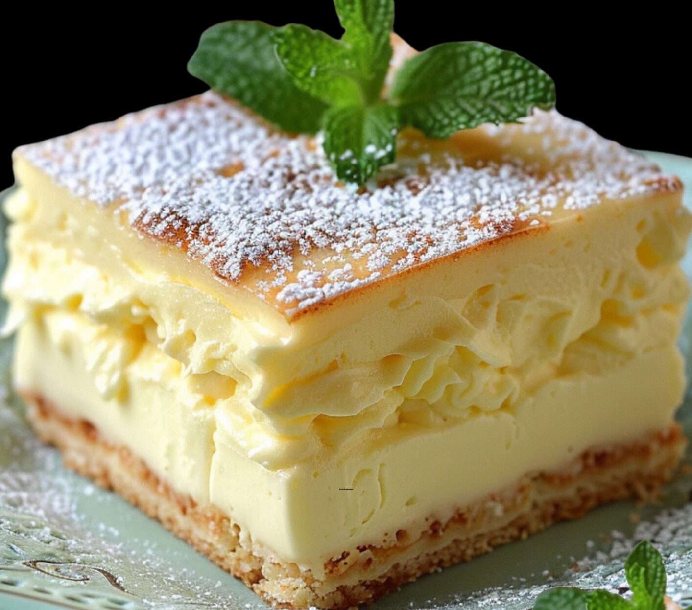 Vanilla Custard Cream Squares