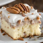 Butter Pecan Praline Poke Cake