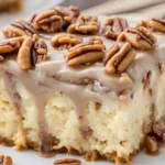 Butter Pecan Praline Poke Cake