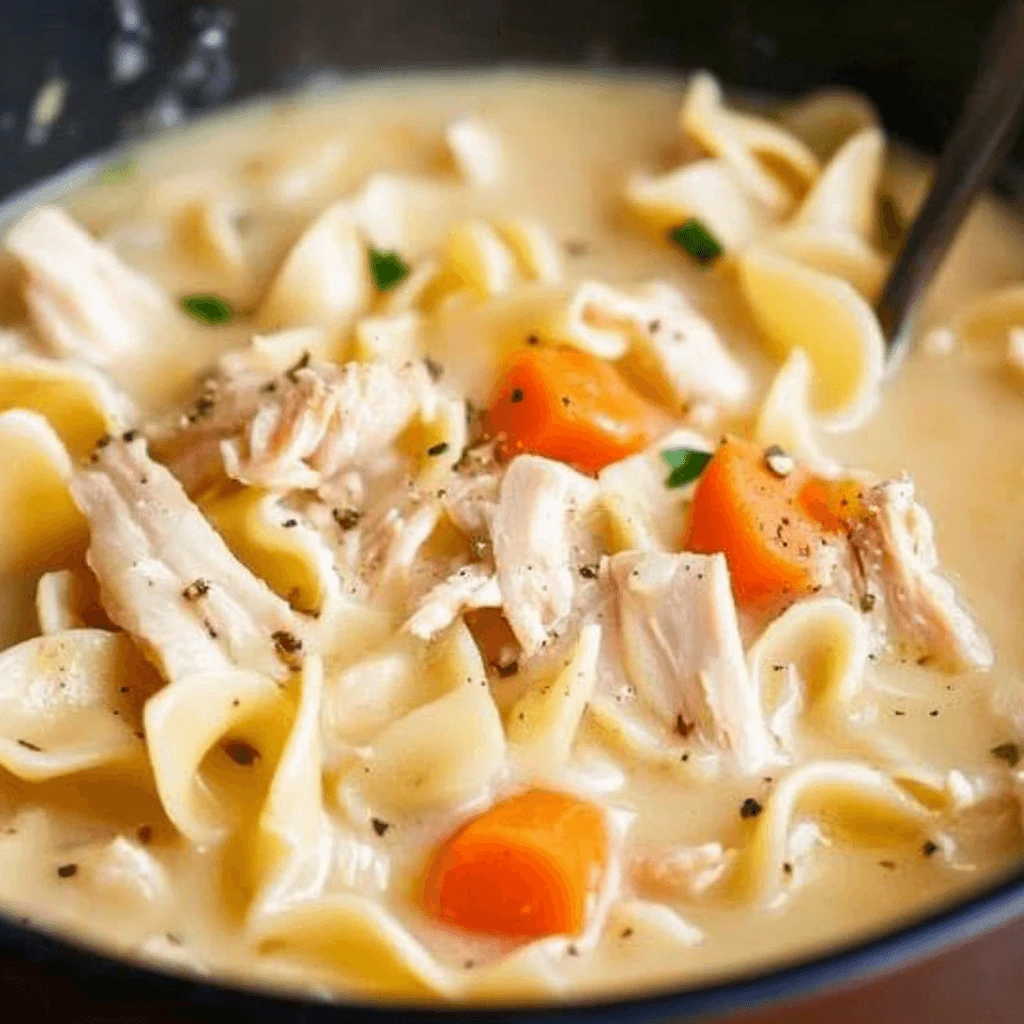 Creamy Chicken Noodle Soup