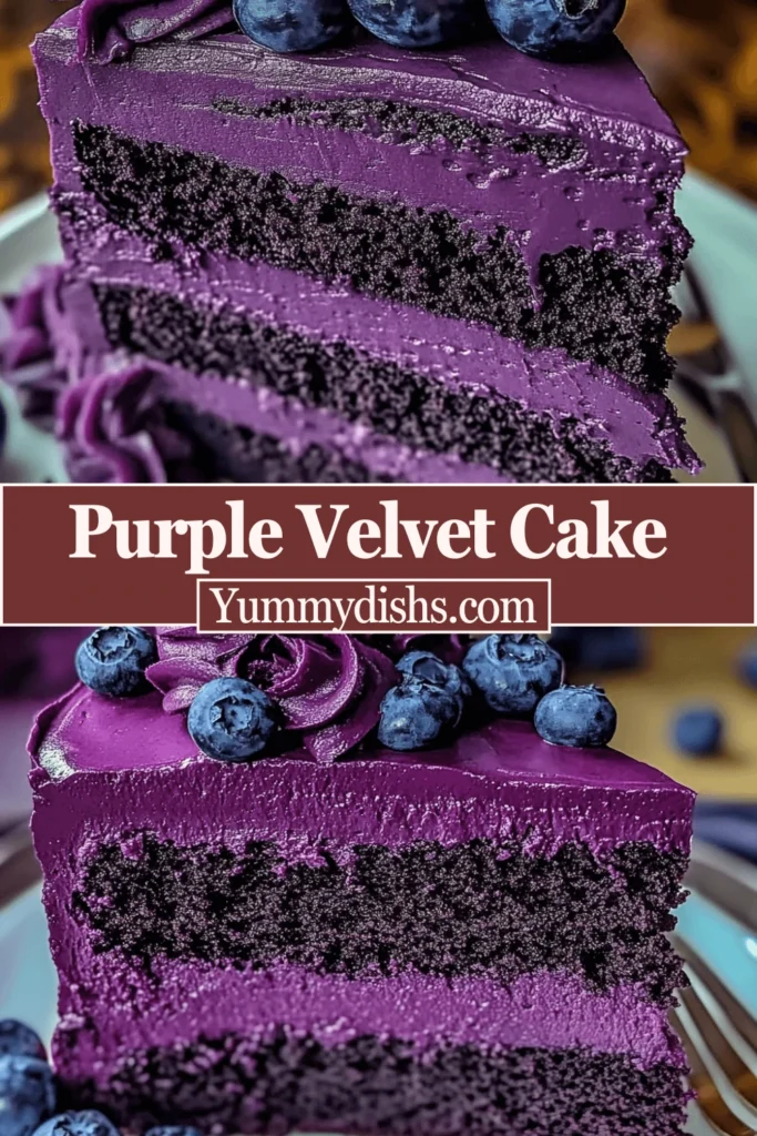 Purple Velvet Cake with White Chocolate Cream Cheese Frosting-1