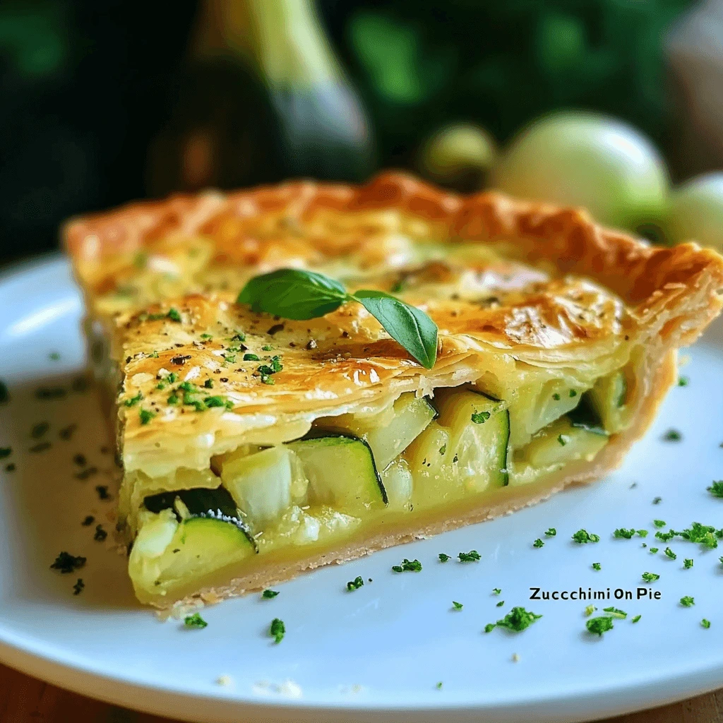 zucchini onion pie recipe