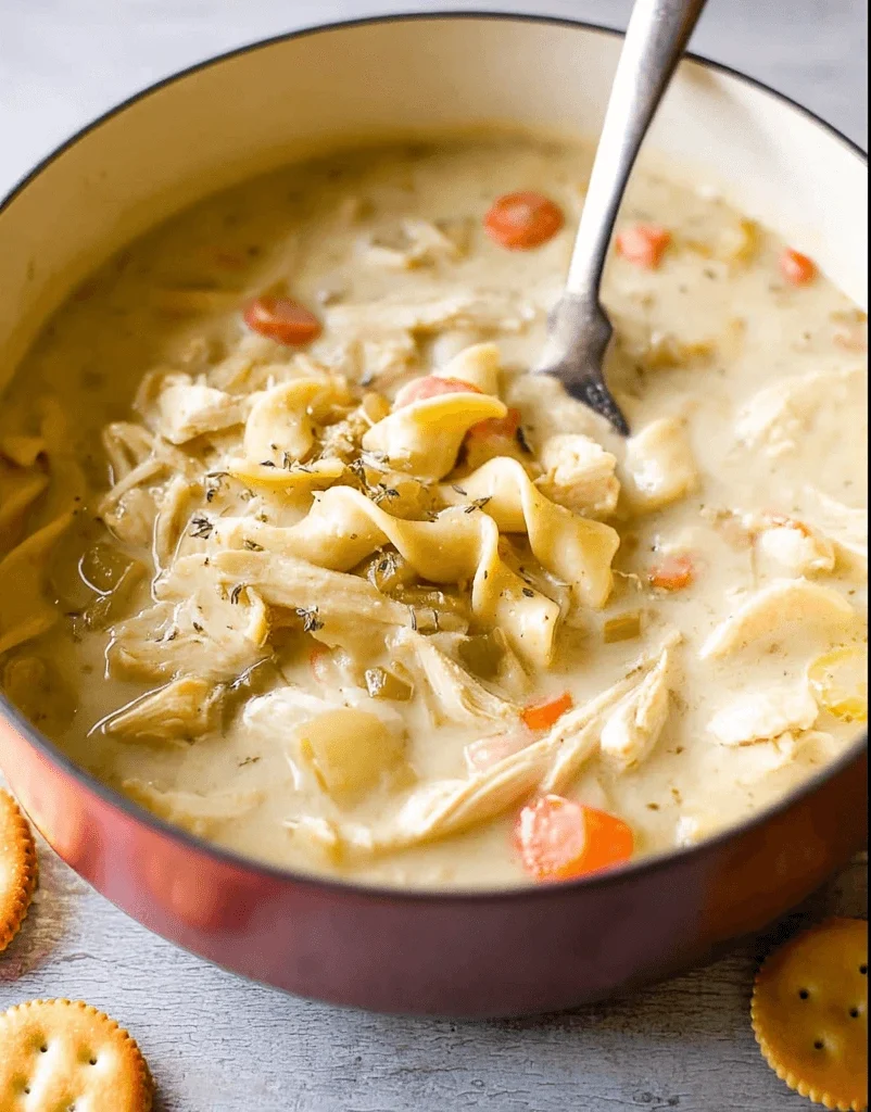 Easy-Creamy-Chicken-Noodle-Soup-2