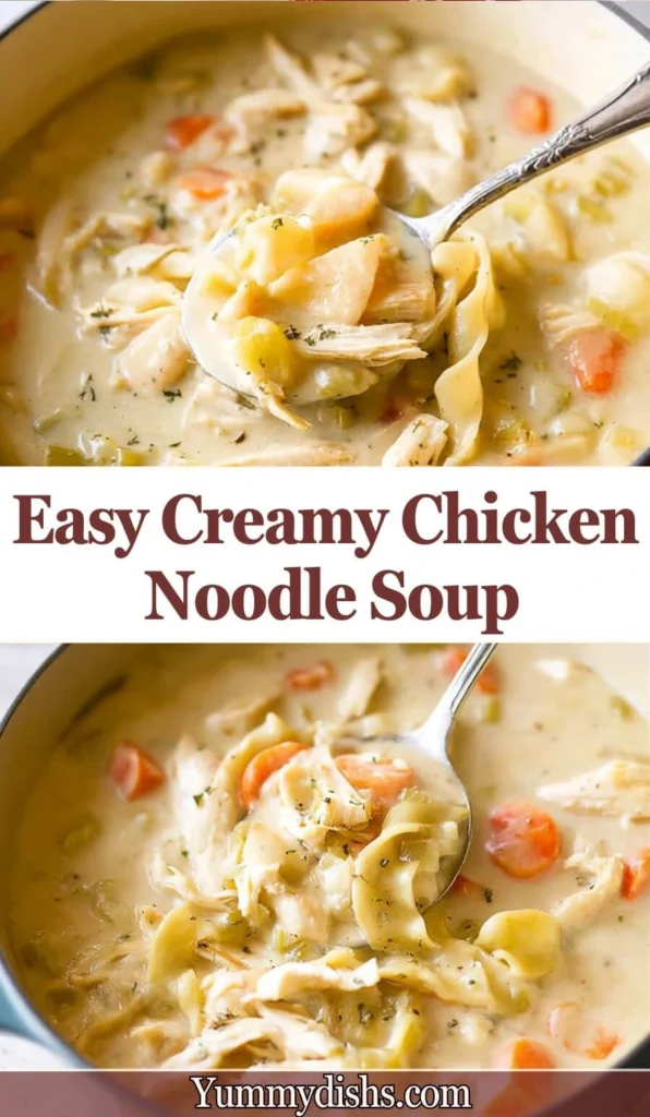 Easy-Creamy-Chicken-Noodle-Soup-pinterest