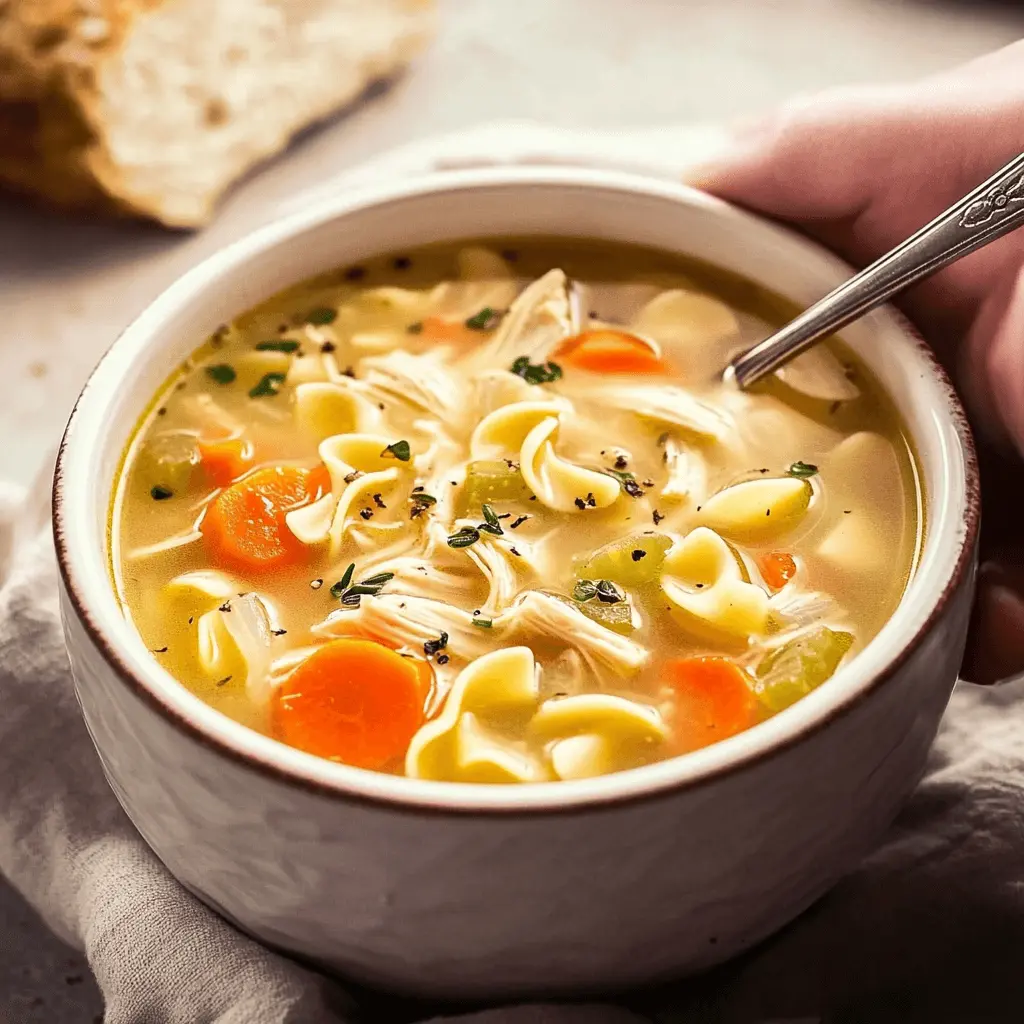 Homemade Crockpot-Chicken-Noodle-Soup