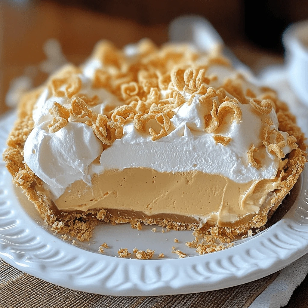 Amish Peanut Butter Cream Pie