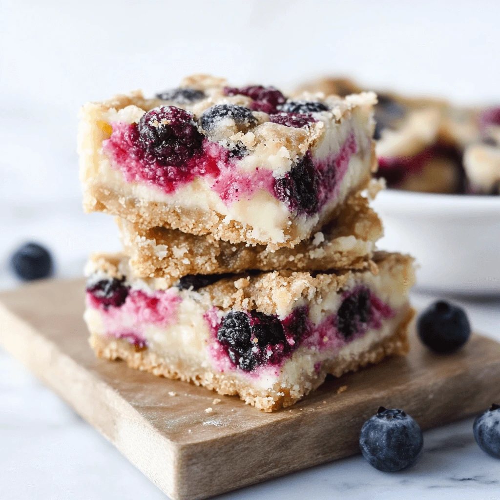 Blueberry Cream Cheese Bars