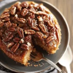 Caramel Pecan Upside-Down Cake