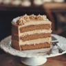 Caramel Coffee Buttercream Cake