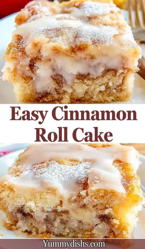 Cinnamon Roll Cake