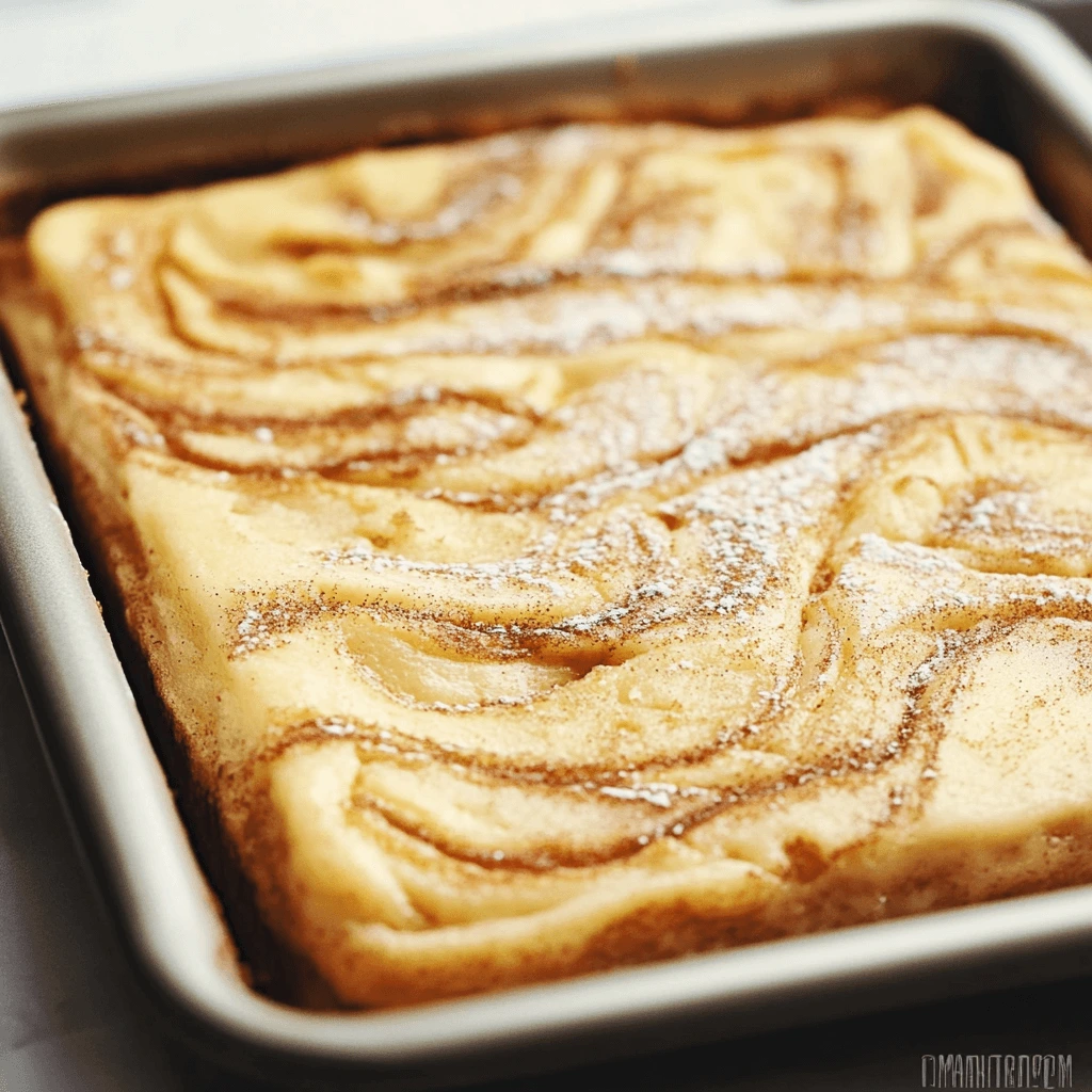 Cinnamon Swirl Sheet Pan Pancakes