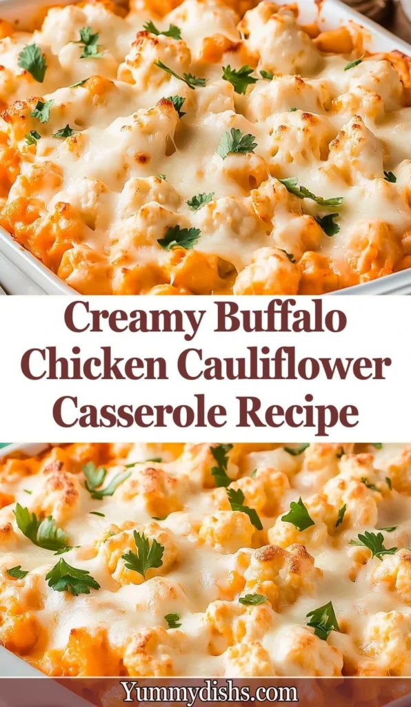 Creamy-Buffalo-Chicken-Cauliflower-Casserole-1