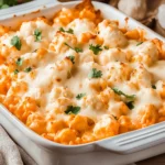 Creamy Buffalo Chicken Cauliflower Casserole