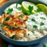 Dump-and-Bake Chicken Tzatziki with Rice
