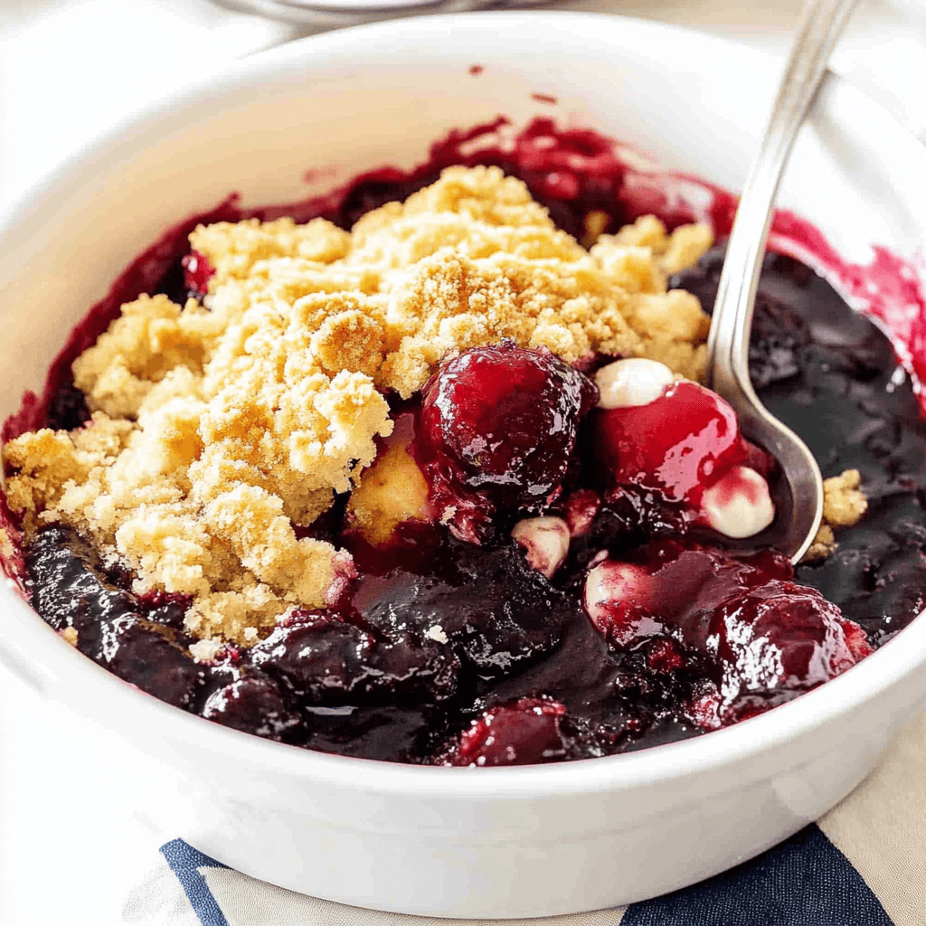 Fresh Cherry Dump Cake Recipe