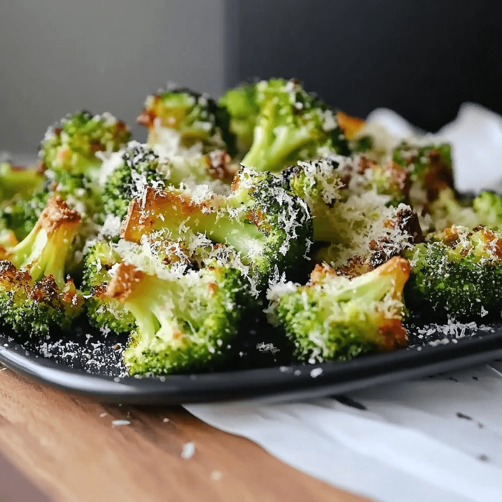 Garlic Parmesan Roasted Broccol