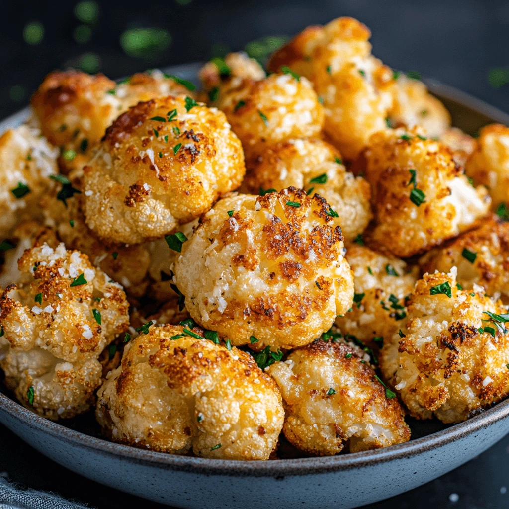 Garlic-Parmesan Roasted Cauliflower