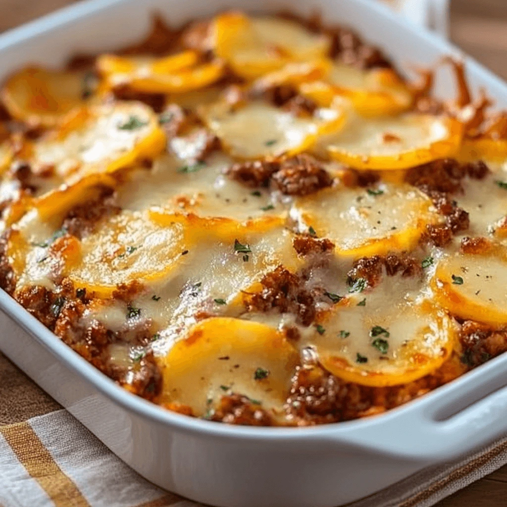 Hamburger Potato Casserole