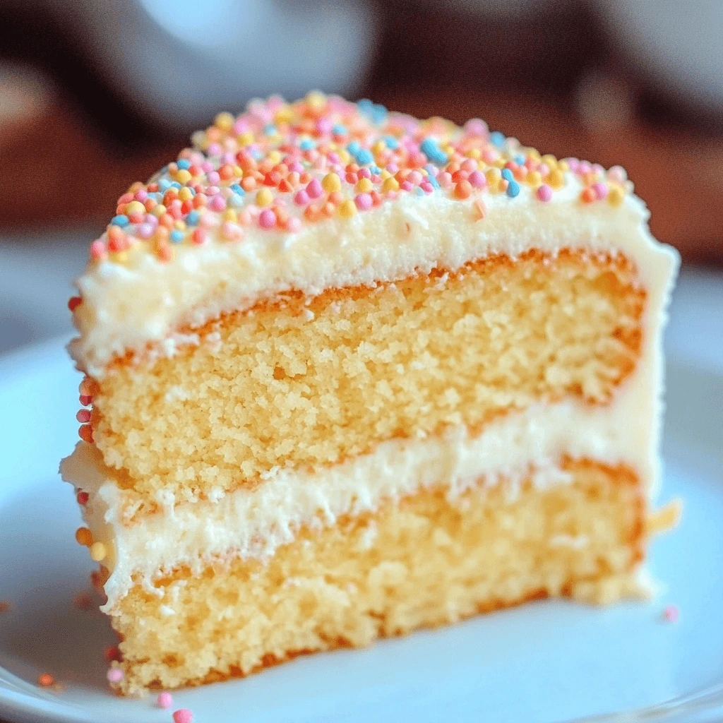 Homemade Vanilla Cake