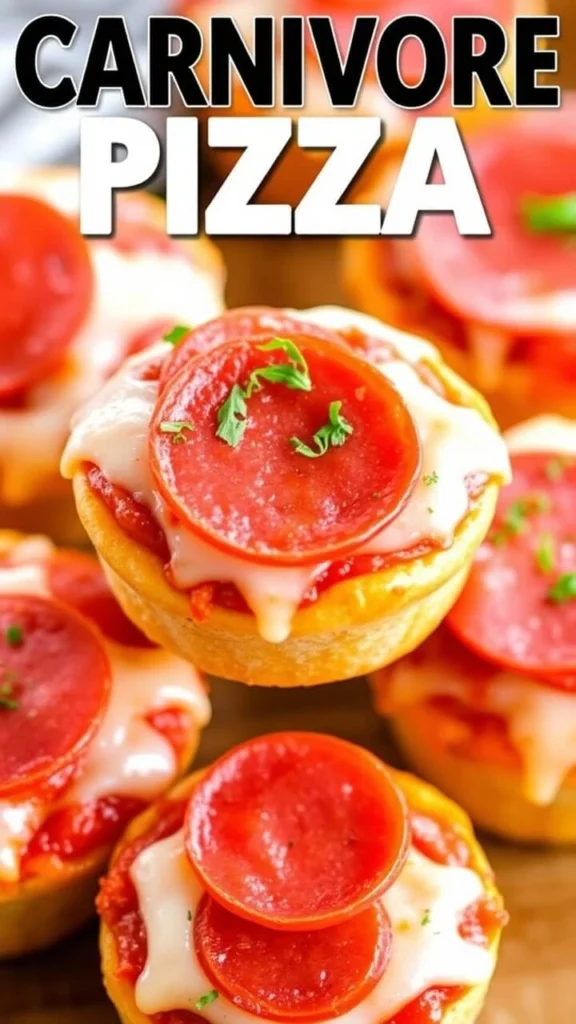 Keto_Carnivore_Pizza_Muffins_pinterest