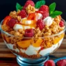 Peach Cobbler Cheesecake Fruit Salad
