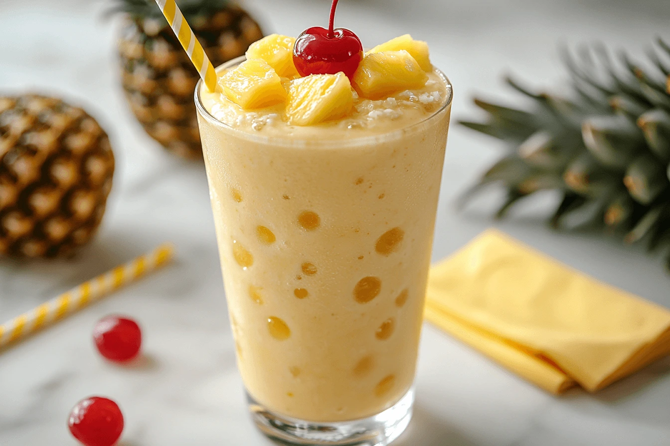 Pina Colada Milkshakes