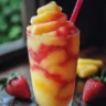 Pineapple Strawberry Swirled Slushies_1