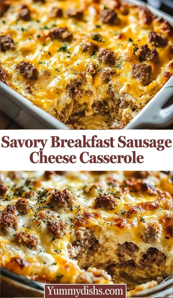 Savory_Breakfast_Sausage_Cheese_Casserole_pinterest