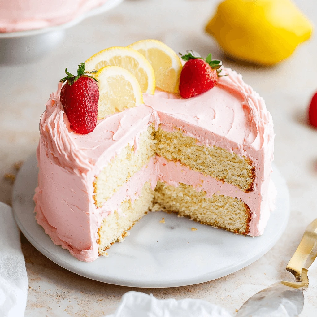 Strawberry Lemon Cake