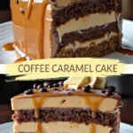 Gooey Coffee Caramel Cake