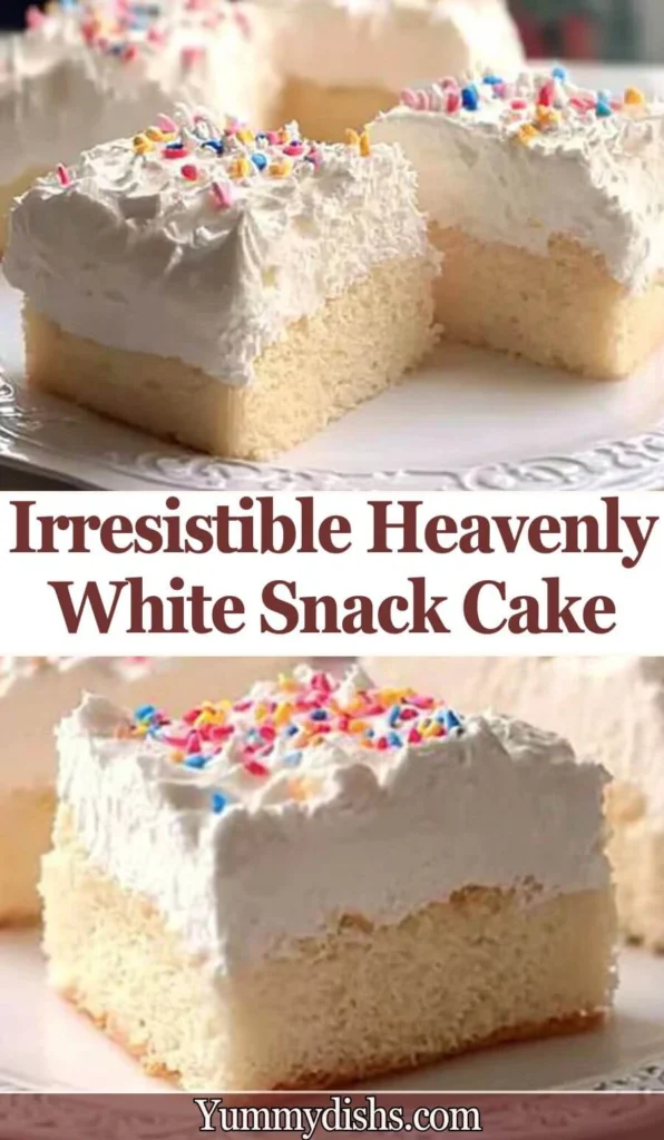 White Almond Wedding Cake