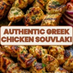 Authentic Greek Chicken Souvlaki