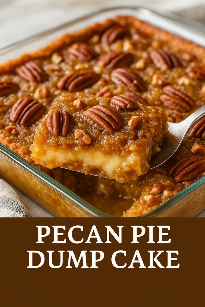 Pecan Pie Dump Cake