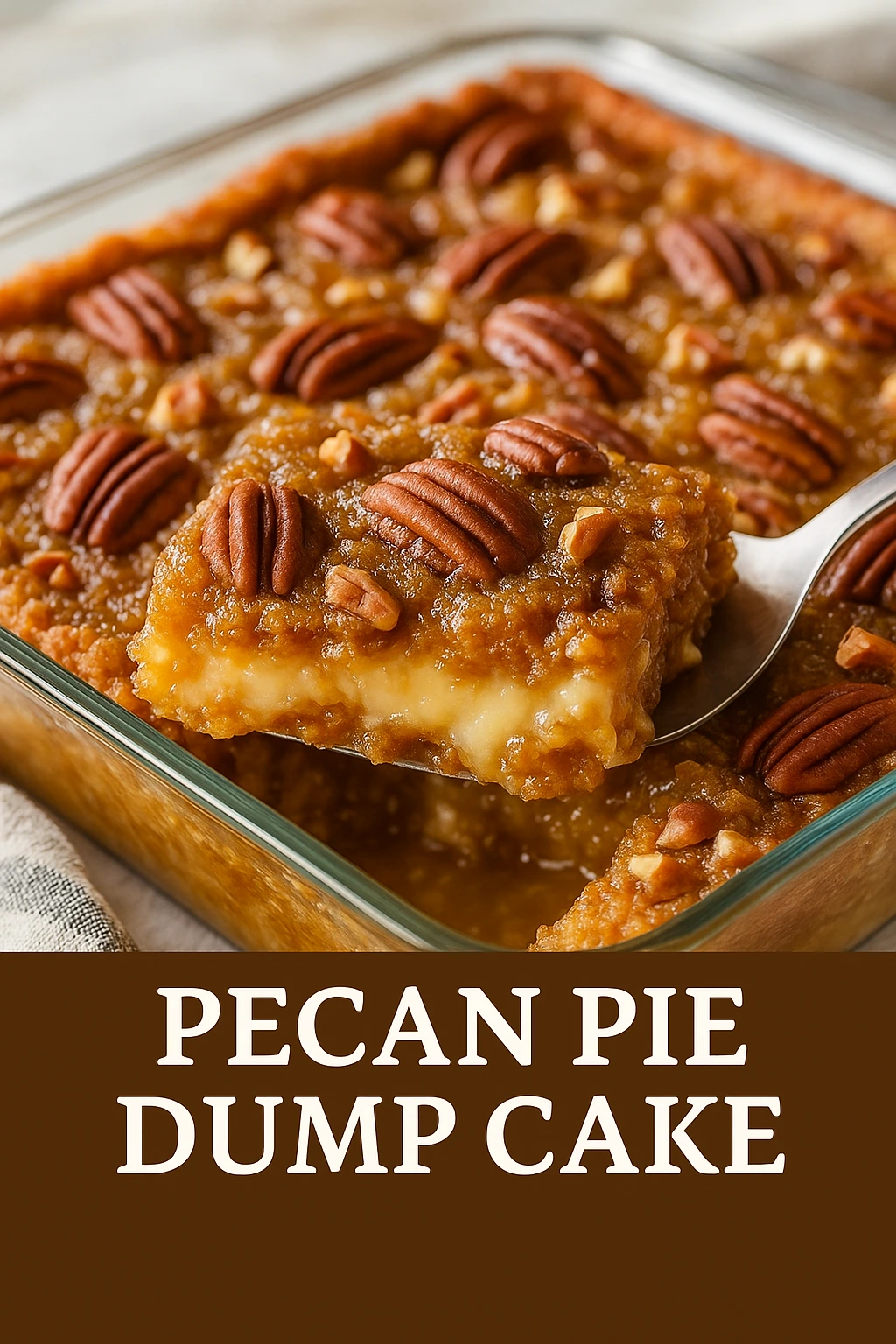 Pecan Pie Dump Cake