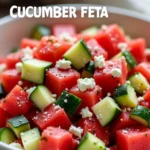 Watermelon Salad with Cucumber and Feta