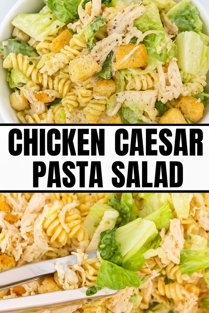 Chicken Caesar Pasta Salad