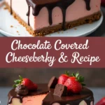 Chocolate Covered Strawberry Cheesecake