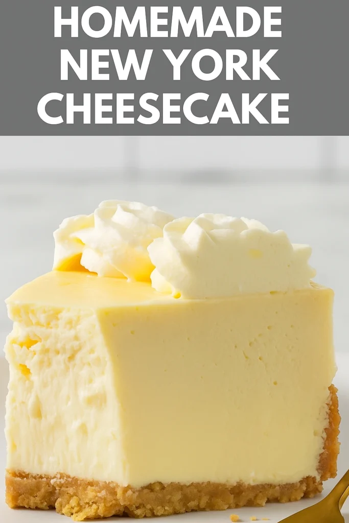 homemade new york cheesecake