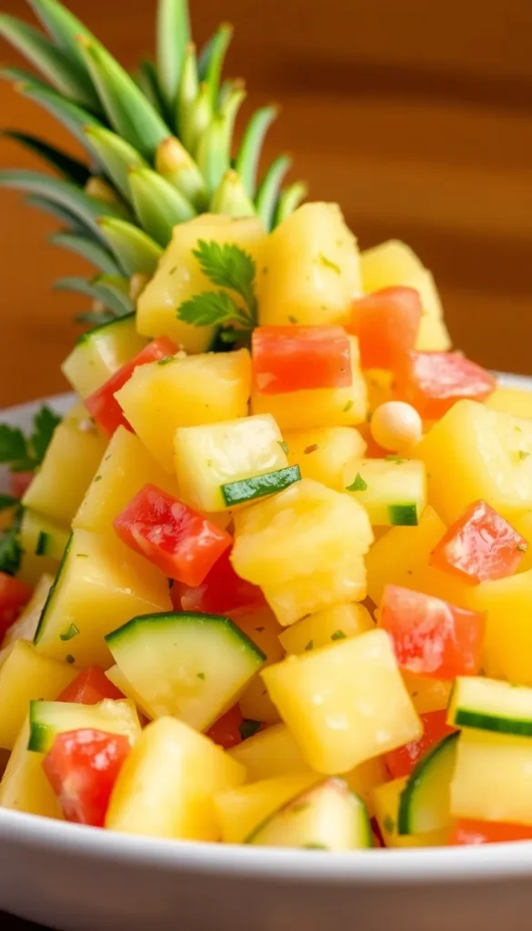 Pineapple Cucumber Salad