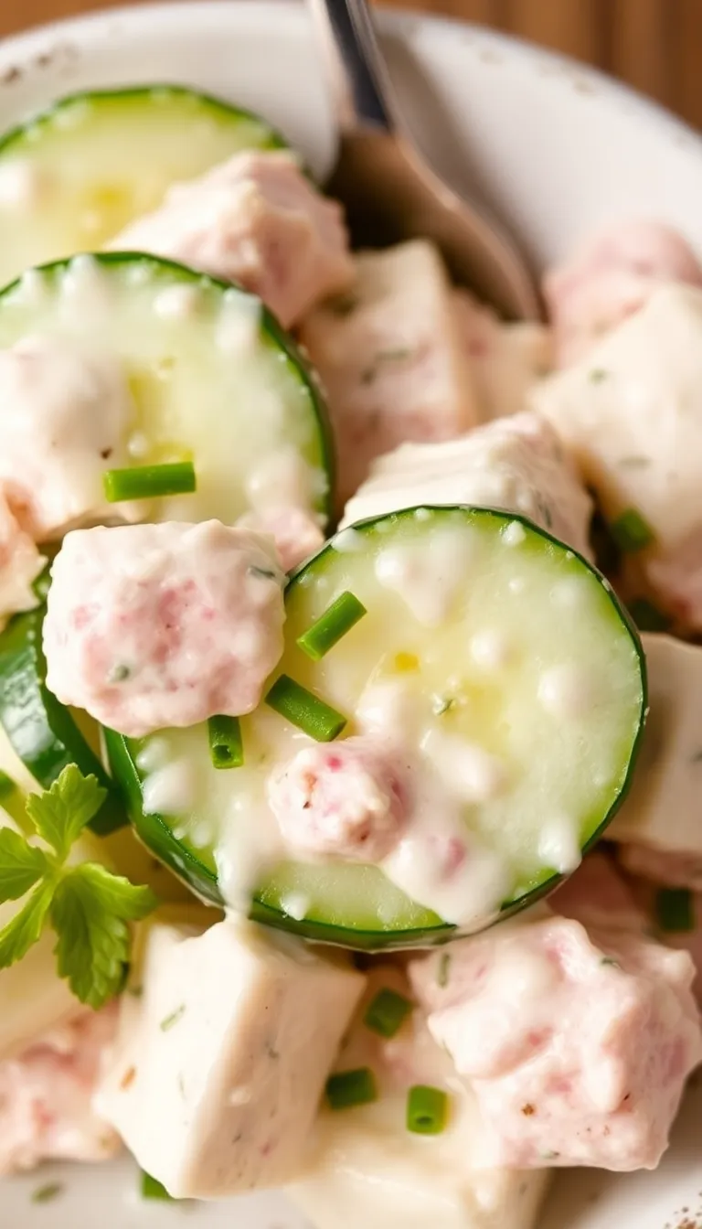 Creamy Cucumber Salad 