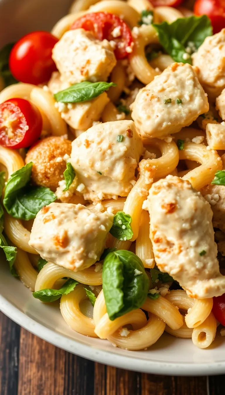 Chicken Caesar Pasta Salad